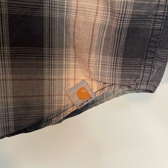 Carhartt men’s relaxed fit casual button up long sleeve shirt size medium - Picture 3 of 8